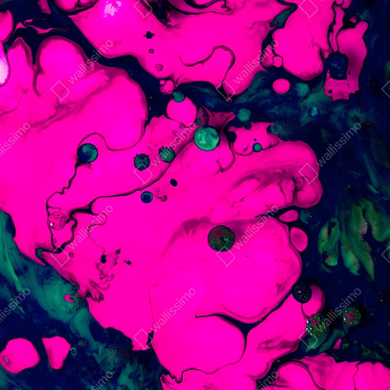 Schrankaufkleber neonpink flüssige abstraktion – Wallnifity®