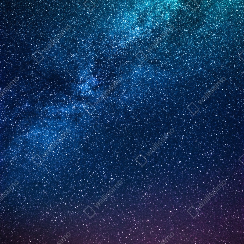 Schrankaufkleber tiefblauer nachthimmel mit milchstraße und sternschnuppe – Wallnifity® Schrankaufkleber tiefblauer nachthimmel mit milchstraße und sternschnuppe – Wallnifity®