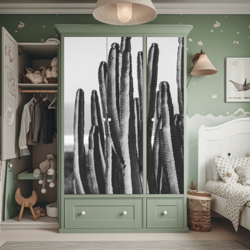 Schrankaufkleber goldene blattlinien – Wallnifity®