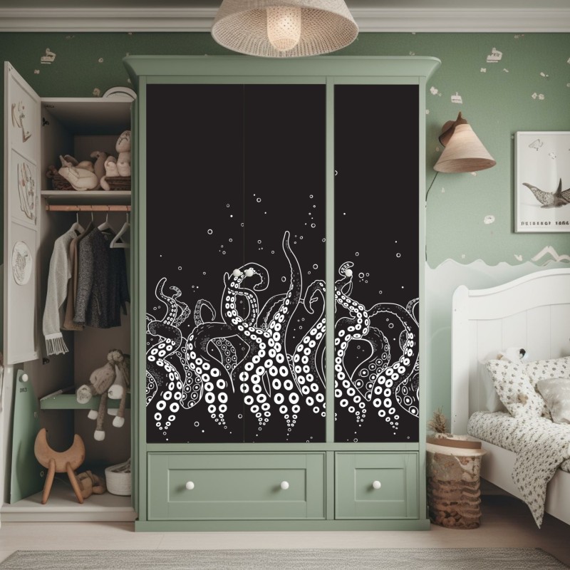 Schrankaufkleber sonnige Amalfiküste – Wallnifity®