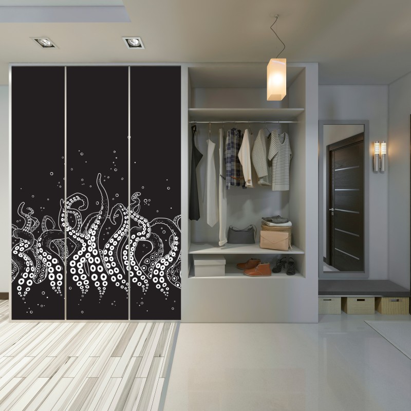 Schrankaufkleber oktopus tentakel muster – Wallnifity® Schrankaufkleber oktopus tentakel muster – Wallnifity®