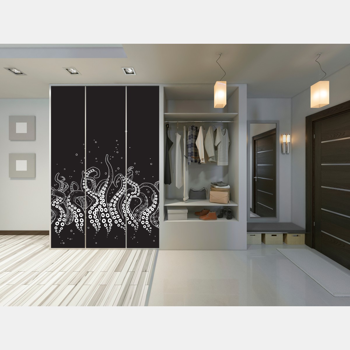 Schrankaufkleber oktopus tentakel muster – Wallnifity® Schrankaufkleber oktopus tentakel muster – Wallnifity®