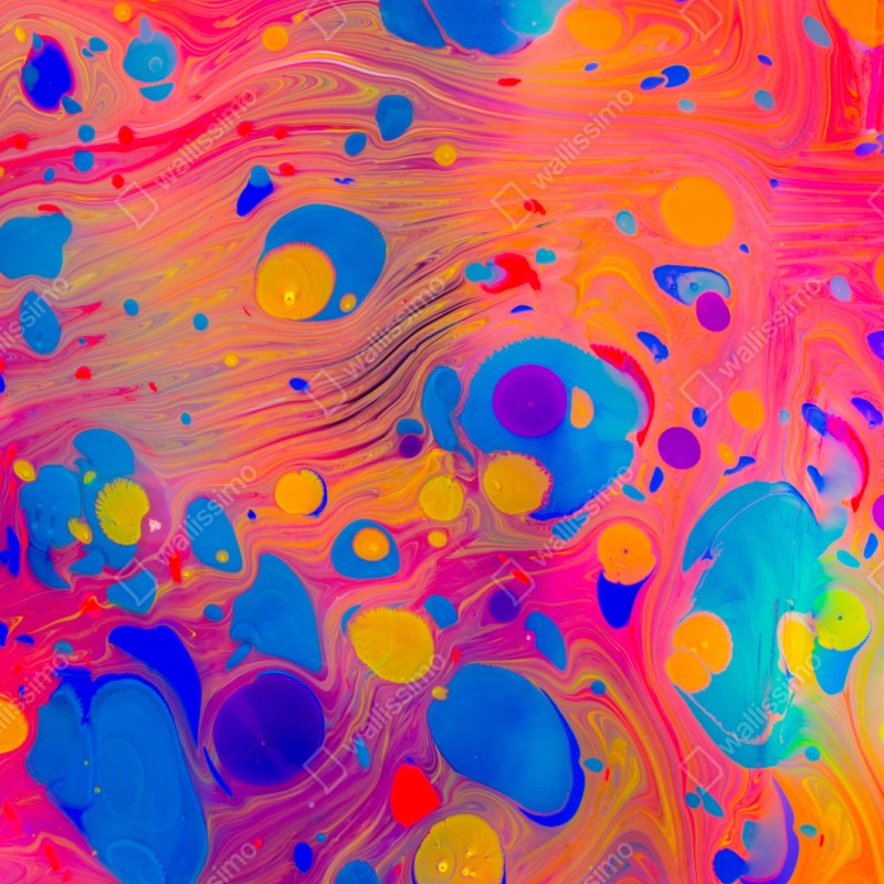 Schrankaufkleber osmanisches ebru marmormuster – Wallnifity® Schrankaufkleber osmanisches ebru marmormuster – Wallnifity®