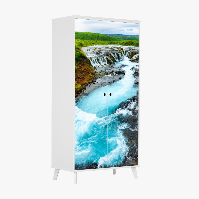 Schrankaufkleber goldene stunde an der Golden Gate Bridge, Baker Beach – Wallnifity®