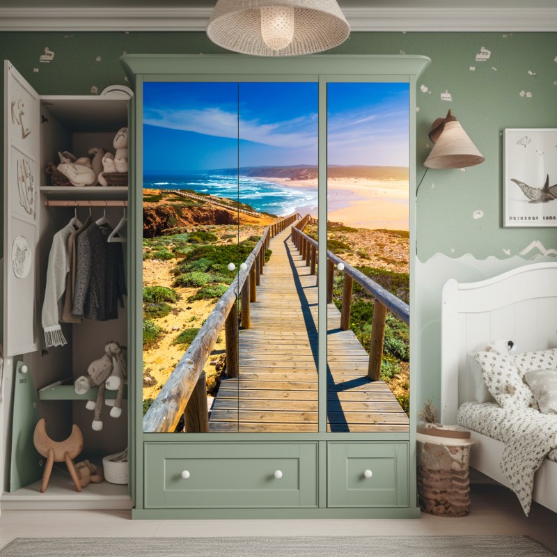 Schrankaufkleber weiße und rosa orchidee vor schwarzem hintergrund – Wallnifity®