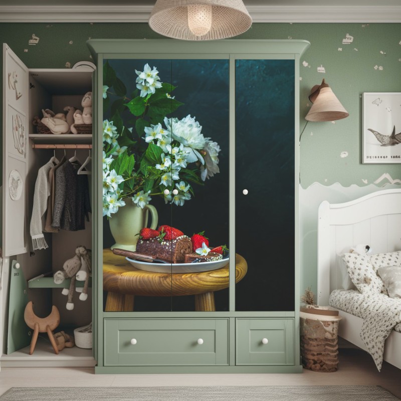 Schrankaufkleber minimalistisches punktmuster – Wallnifity®