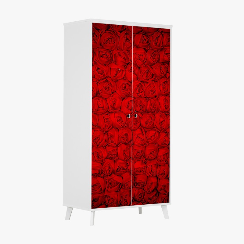 Schrankaufkleber lebendiger sonnenblumenstrauß vor dunklem hintergrund – Wallnifity®