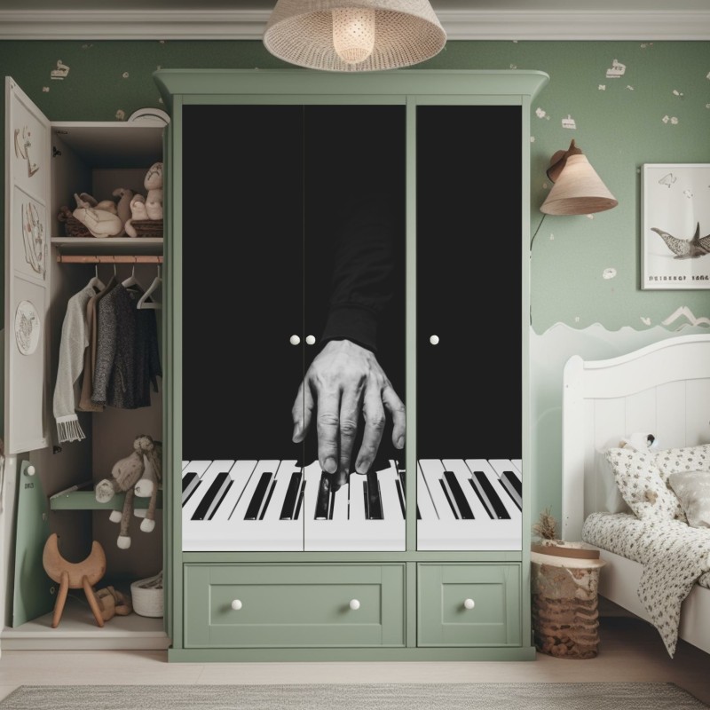 Schrankaufkleber pastell geometrisches muster – Wallnifity®