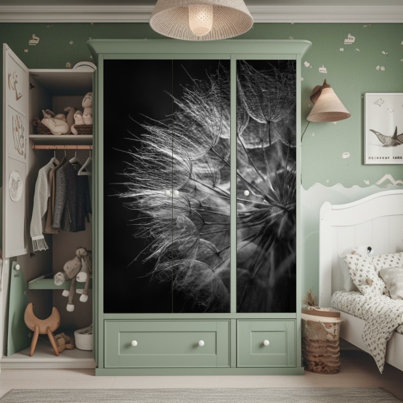 Schrankaufkleber pastell geometrisches kreismuster – Wallnifity®