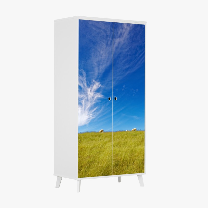 Schrankaufkleber goldene stunde an der Golden Gate Bridge, Baker Beach – Wallnifity®
