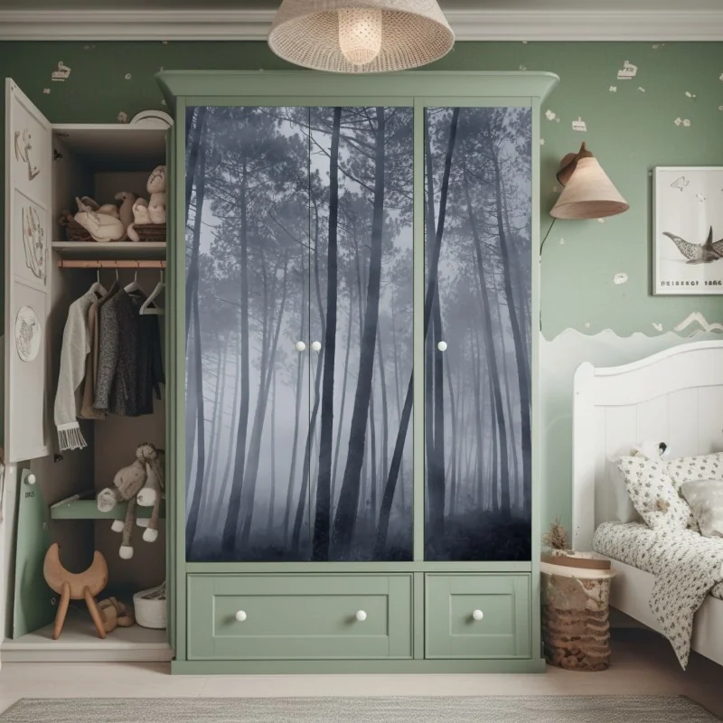 Schrankaufkleber vintage geigenkopf auf klaviertasten – Wallnifity®