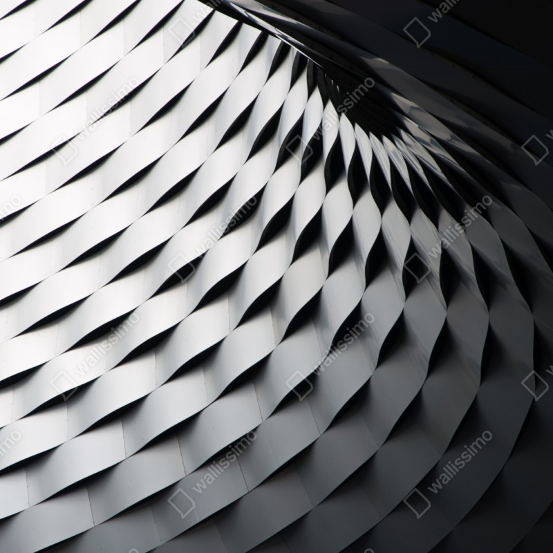 Schrankaufkleber monochromes geometrisches metallmuster – Wallnifity® Schrankaufkleber monochromes geometrisches metallmuster – Wallnifity®