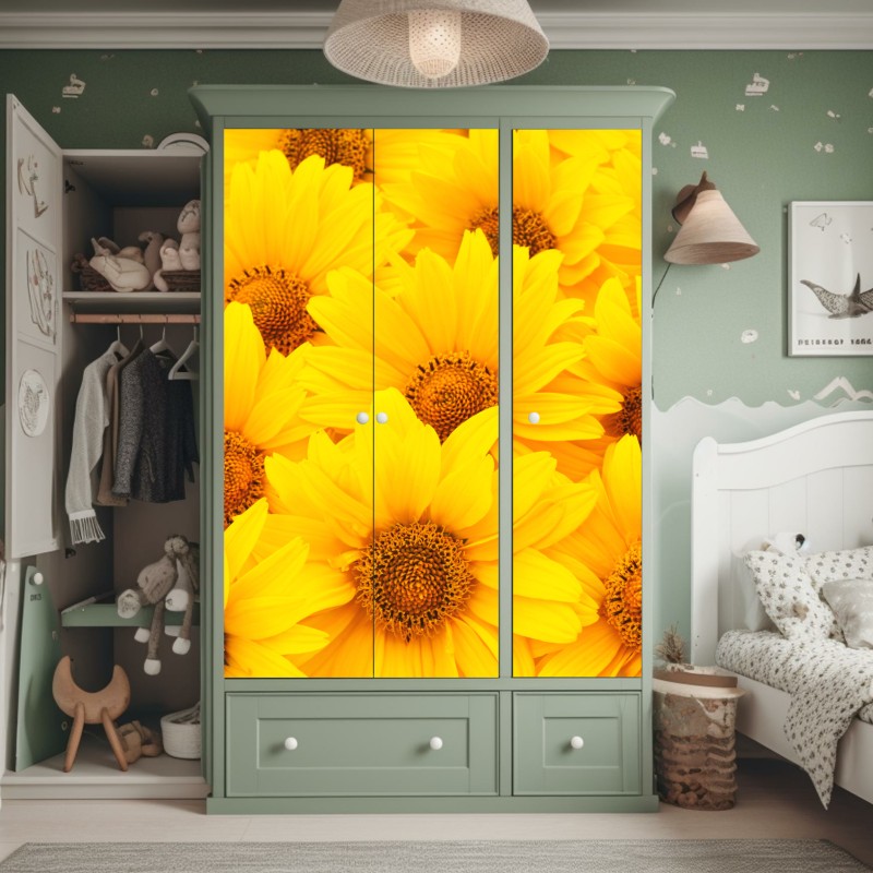 Schrankaufkleber rote rosenblätter hintergrund – Wallnifity®