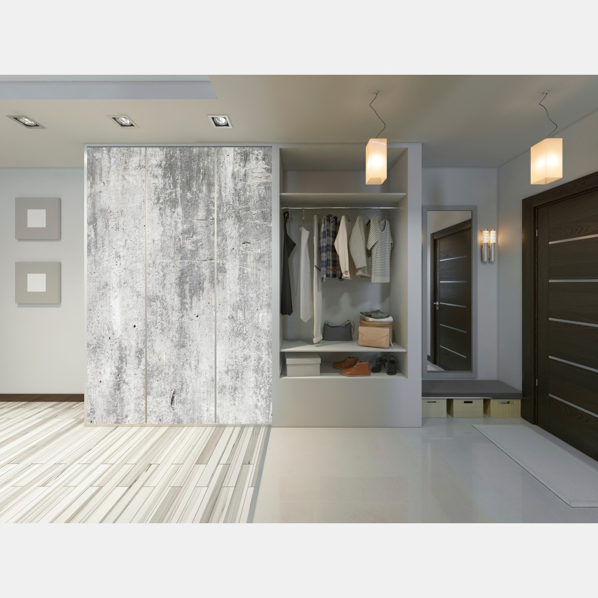 Schrankaufkleber rohe betonwand textur – Wallnifity® Schrankaufkleber rohe betonwand textur – Wallnifity®