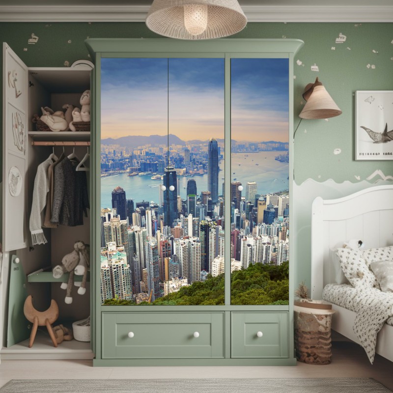 Schrankaufkleber elegante vintage-geige vor schwarzem hintergrund – Wallnifity®