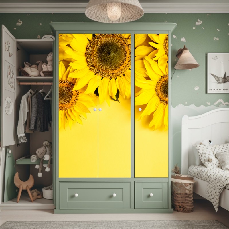 Schrankaufkleber geschwungene beton-spiraltreppe – Wallnifity®