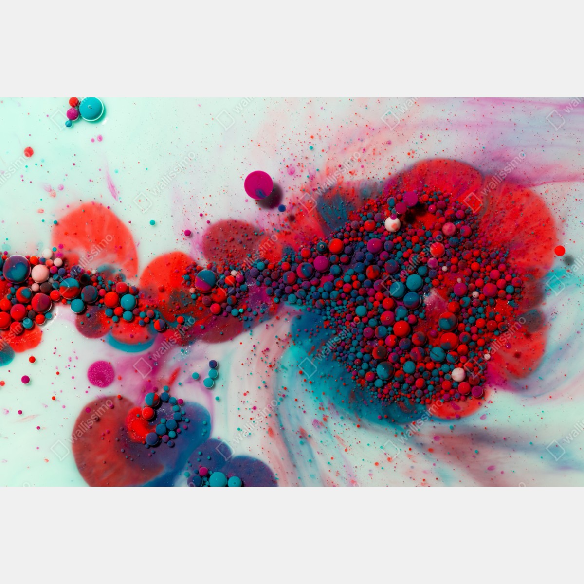 Schrankaufkleber lebendige marmorierte farbexplosion – Wallnifity® Schrankaufkleber lebendige marmorierte farbexplosion – Wallnifity®