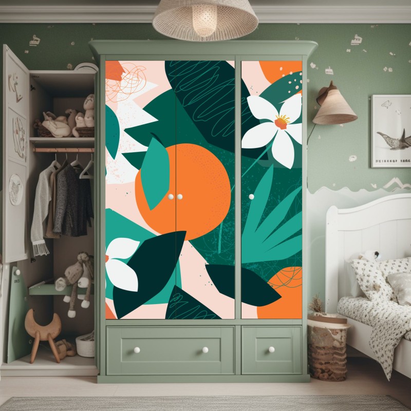 Schrankaufkleber Golden Gate Bridge reflektiert am strand – Wallnifity®