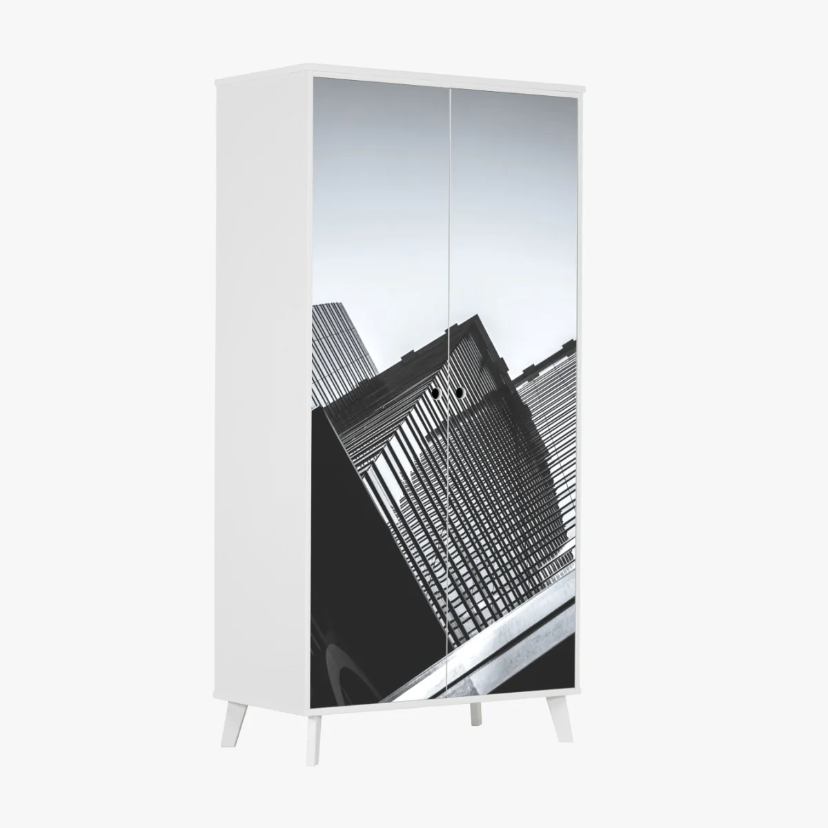 Schrankaufkleber Hongkong hochhaus perspektive – Wallnifity® Schrankaufkleber Hongkong hochhaus perspektive – Wallnifity®