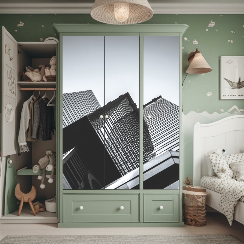 Schrankaufkleber moosiger regenwaldpfad auf der Tasman-Halbinsel – Wallnifity®