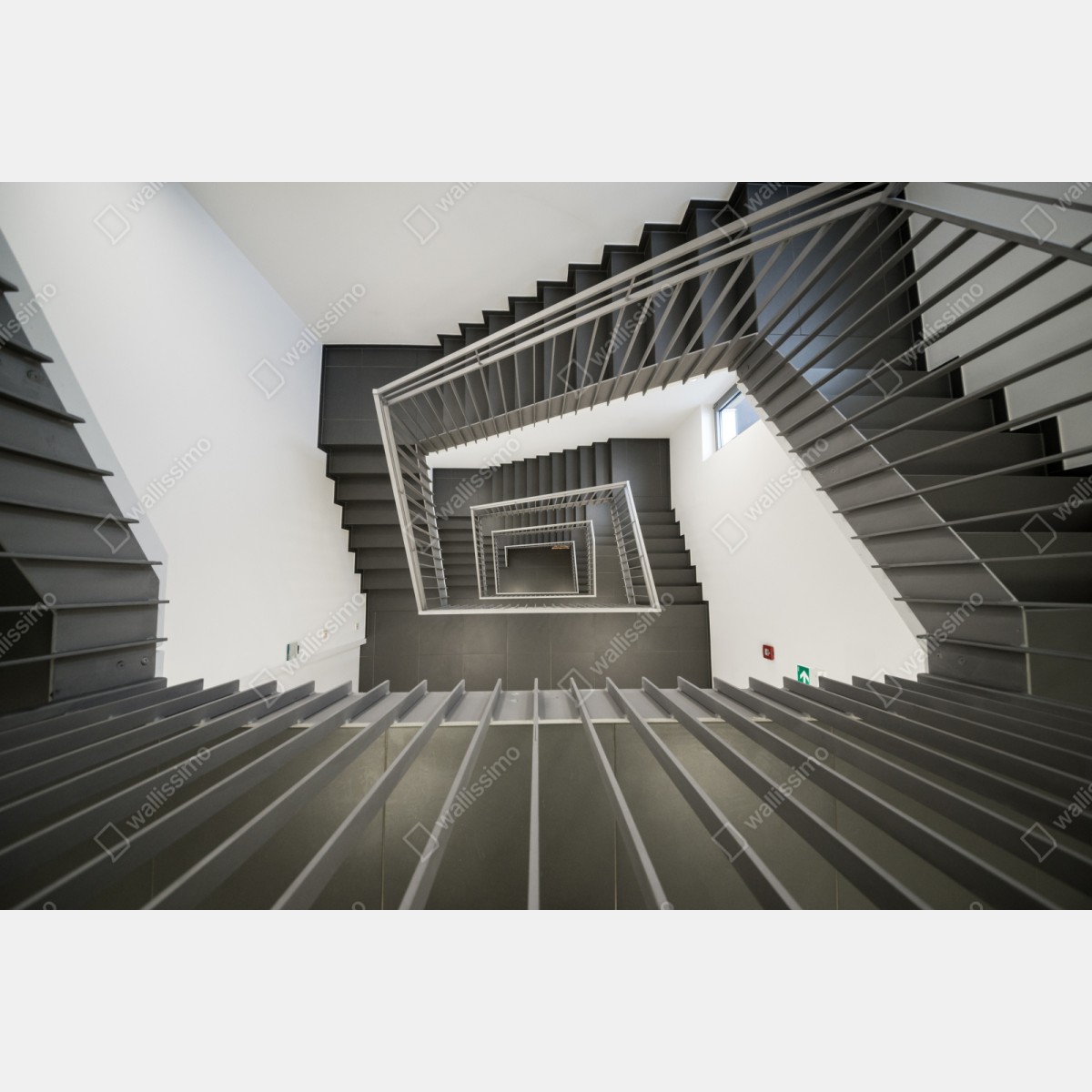 Schrankaufkleber geometrisches treppenhaus in perspektive – Wallnifity® Schrankaufkleber geometrisches treppenhaus in perspektive – Wallnifity®