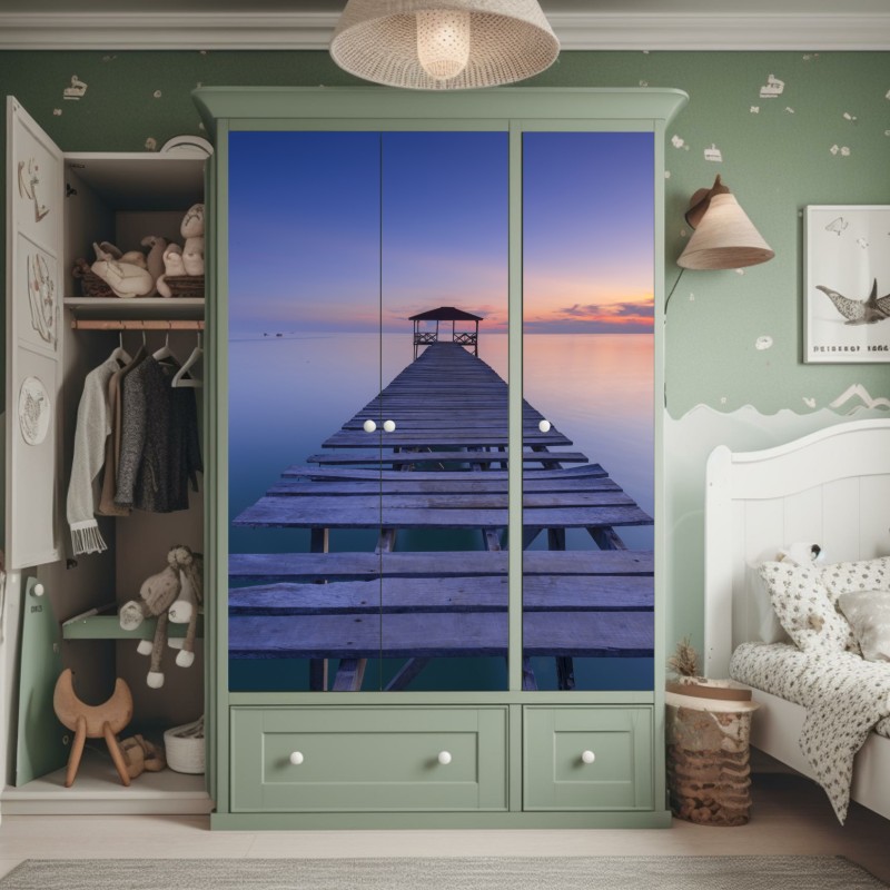 Schrankaufkleber nahaufnahme turbinenblätter des jettriebwerks – Wallnifity®