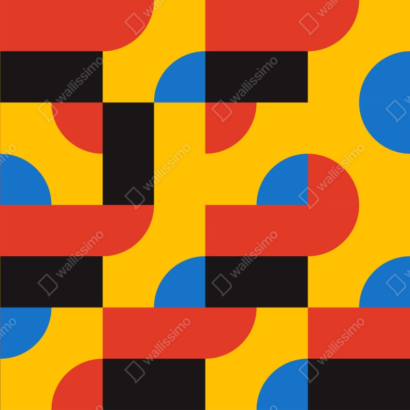 Schrankaufkleber kräftiges geometrisches muster für die wand – Wallnifity® Schrankaufkleber kräftiges geometrisches muster für die wand – Wallnifity®