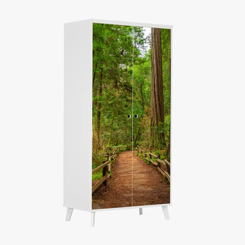 Schrankaufkleber alpensteinbock auf felsigem kamm – Wallnifity®