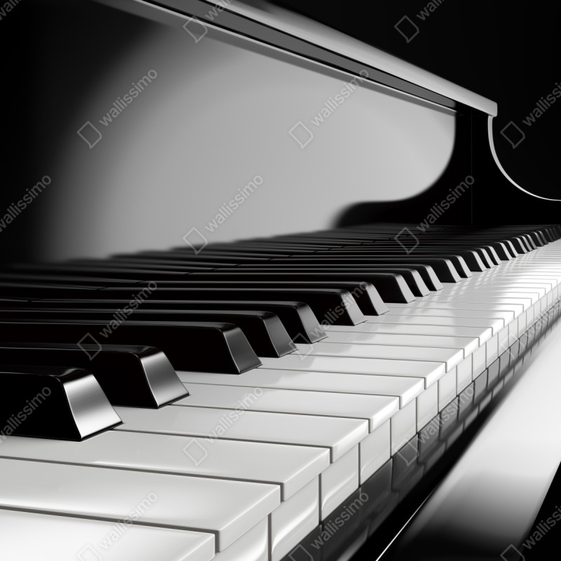 Schrankaufkleber elegante schwarzweiß klaviertasten – Wallnifity® Schrankaufkleber elegante schwarzweiß klaviertasten – Wallnifity®