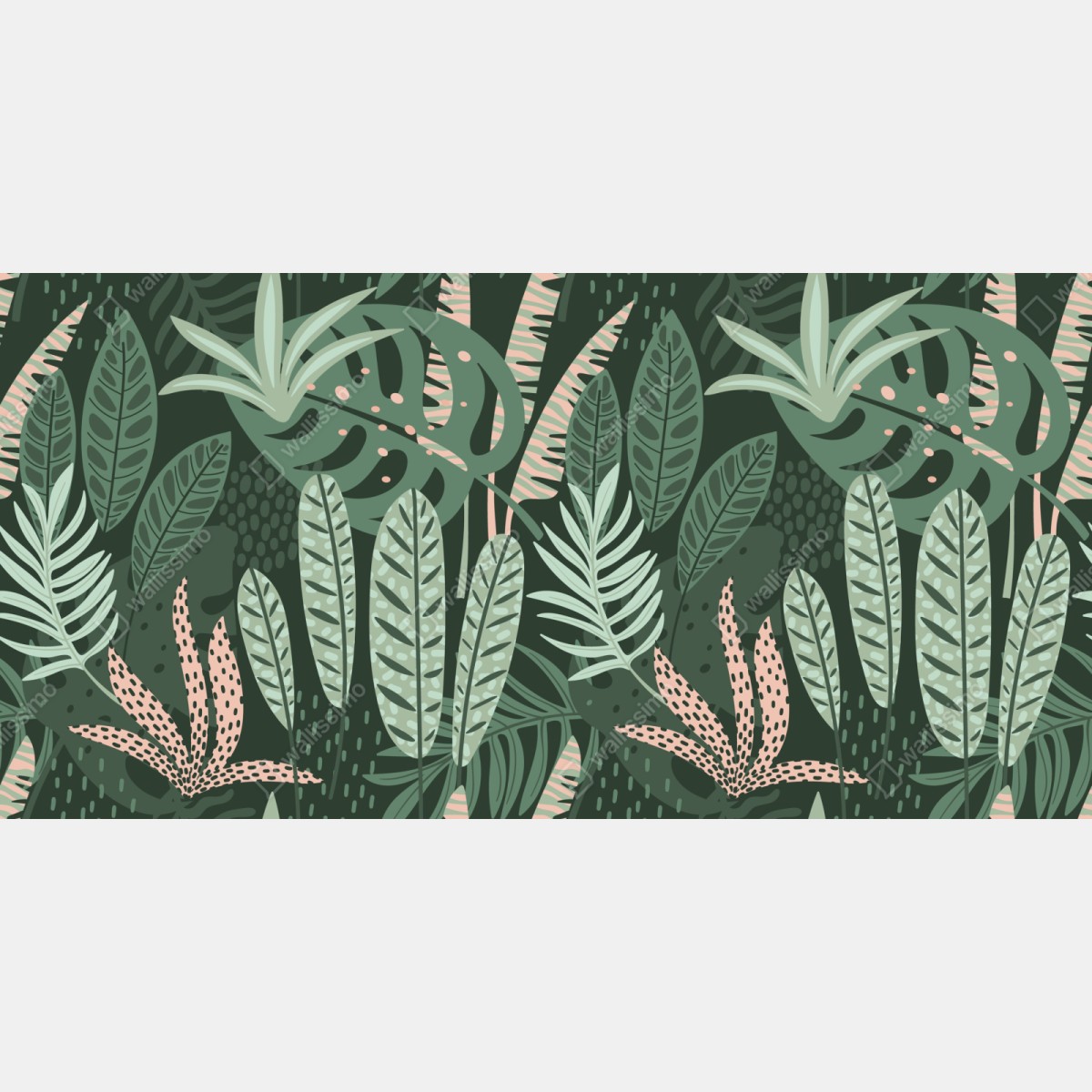 Schrankaufkleber tropisches blattmuster – Wallnifity® Schrankaufkleber tropisches blattmuster – Wallnifity®