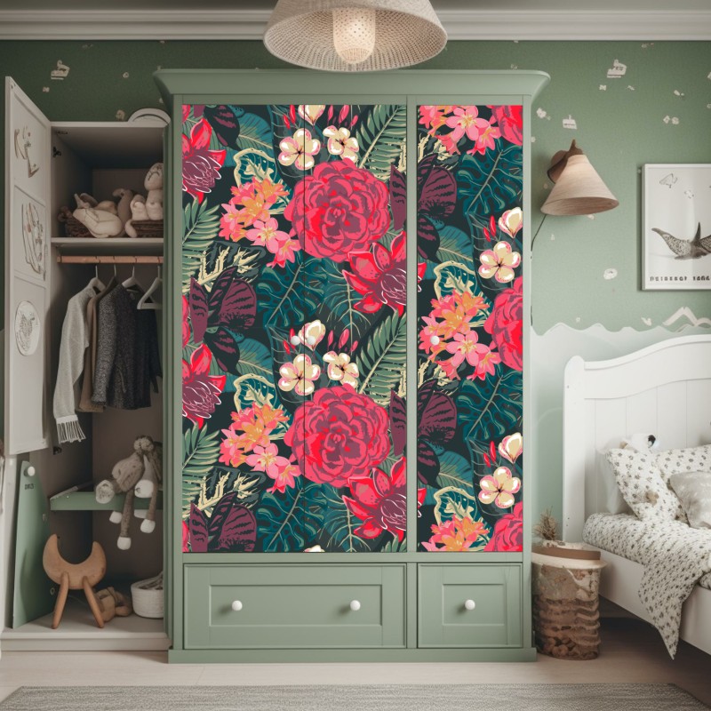 Schrankaufkleber weiche beige marmorstruktur – Wallnifity®