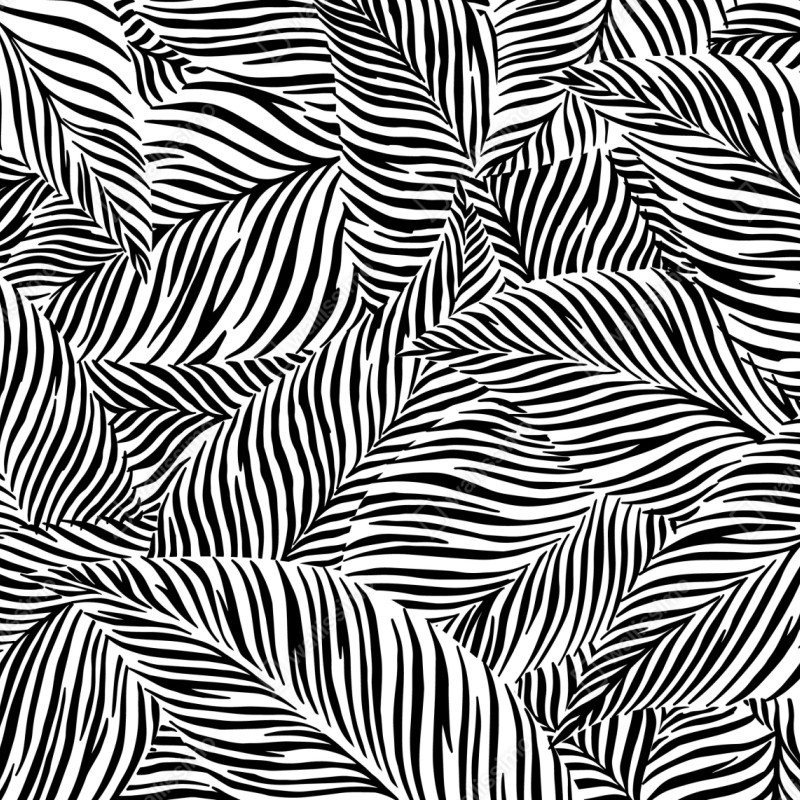 Schrankaufkleber monochromes tropisches blattmuster – Wallnifity® Schrankaufkleber monochromes tropisches blattmuster – Wallnifity®