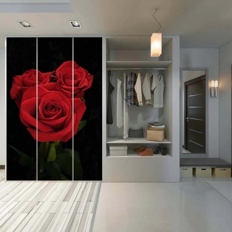 Schrankaufkleber rote rosen vor schwarzem hintergrund – Wallnifity® Schrankaufkleber rote rosen vor schwarzem hintergrund – Wallnifity®