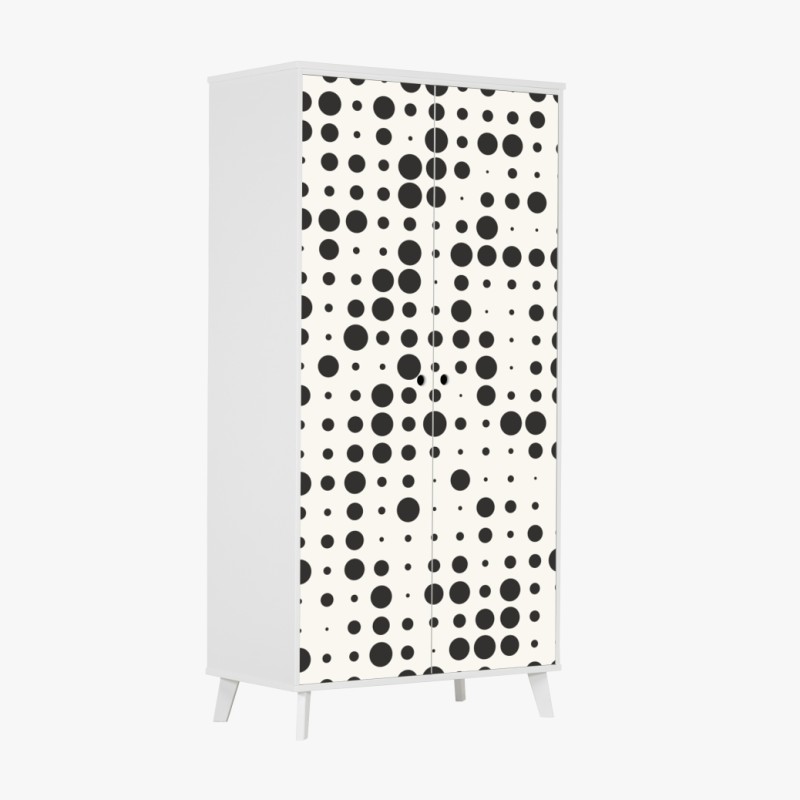 Schrankaufkleber zarte pastellblumen in aquarell – Wallnifity®