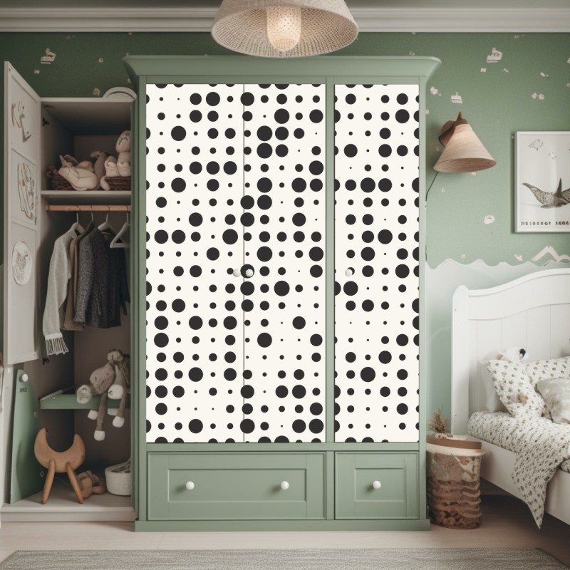 Schrankaufkleber zarte pastellblumen in aquarell – Wallnifity®