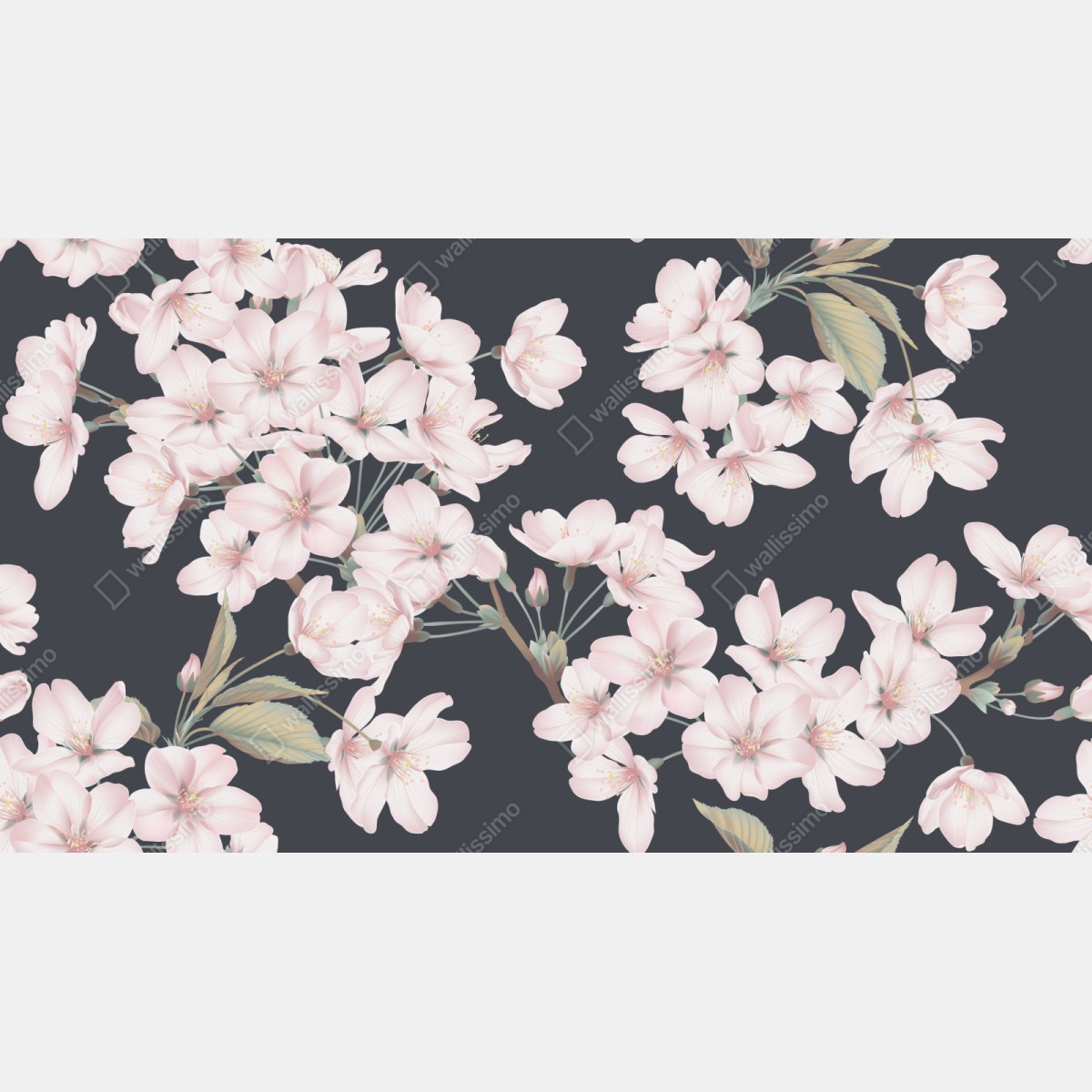 Schrankaufkleber zartes kirschblütenmuster – Wallnifity® Schrankaufkleber zartes kirschblütenmuster – Wallnifity®