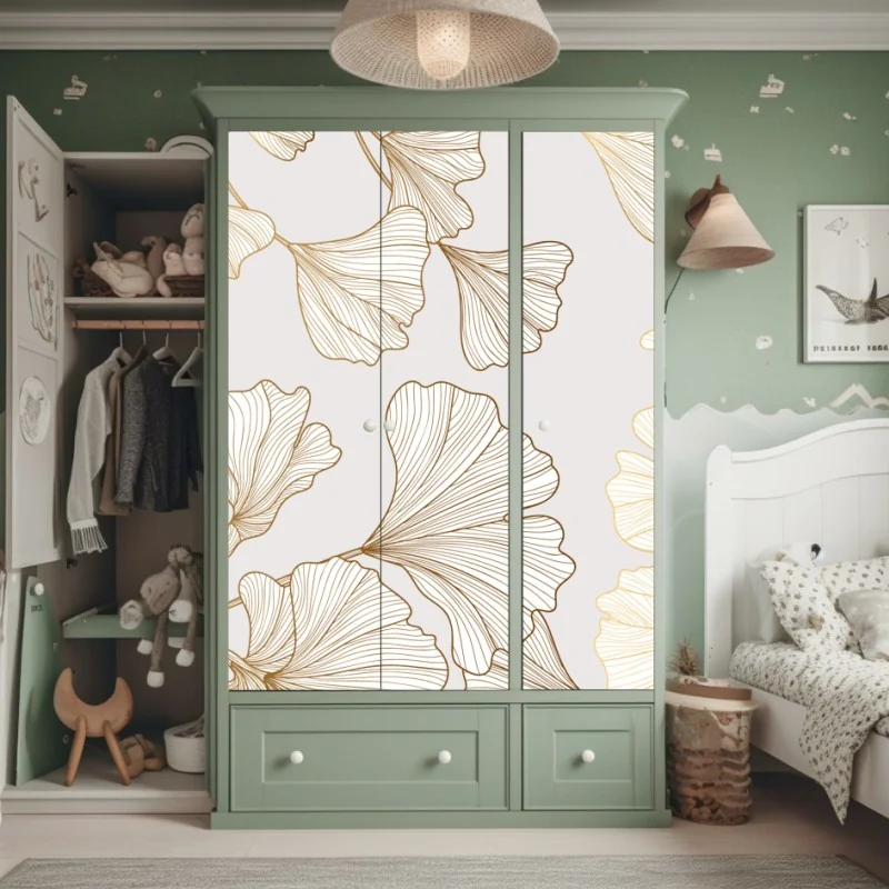 Schrankaufkleber pastell geometrische mosaik – Wallnifity®