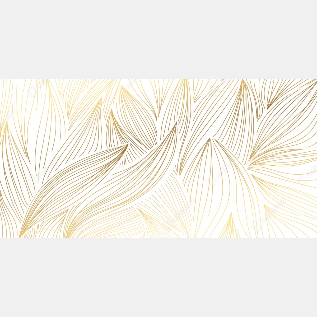 Schrankaufkleber goldene blattlinien – Wallnifity® Schrankaufkleber goldene blattlinien – Wallnifity®