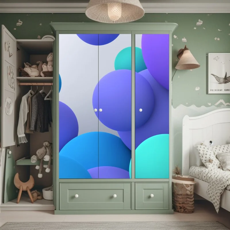 Schrankaufkleber minimalistisches punktmuster – Wallnifity®