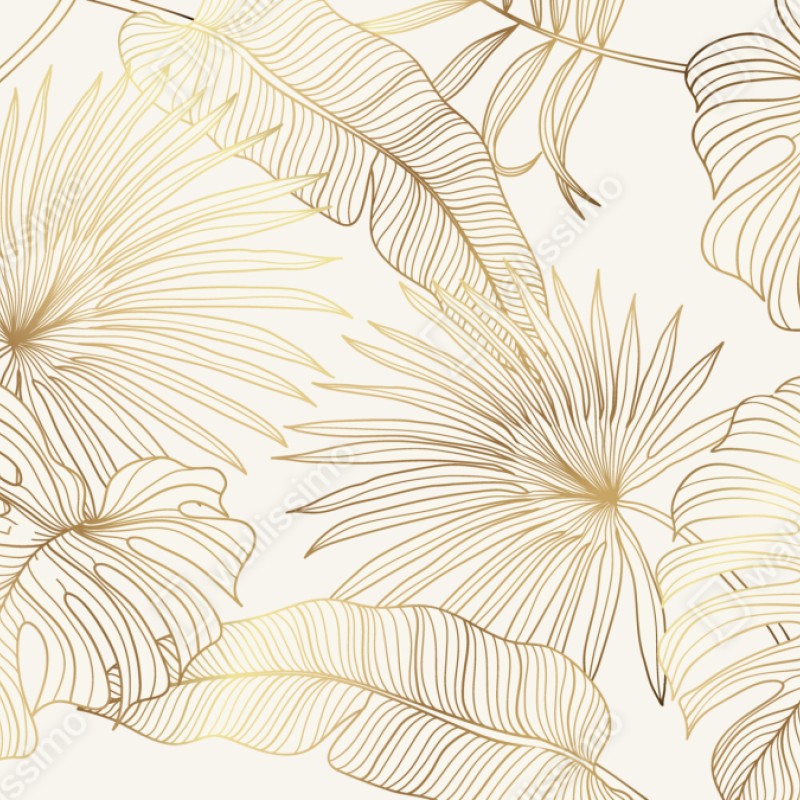 Schrankaufkleber goldene tropische blätter auf beigem hintergrund – Wallnifity® Schrankaufkleber goldene tropische blätter auf beigem hintergrund – Wallnifity®