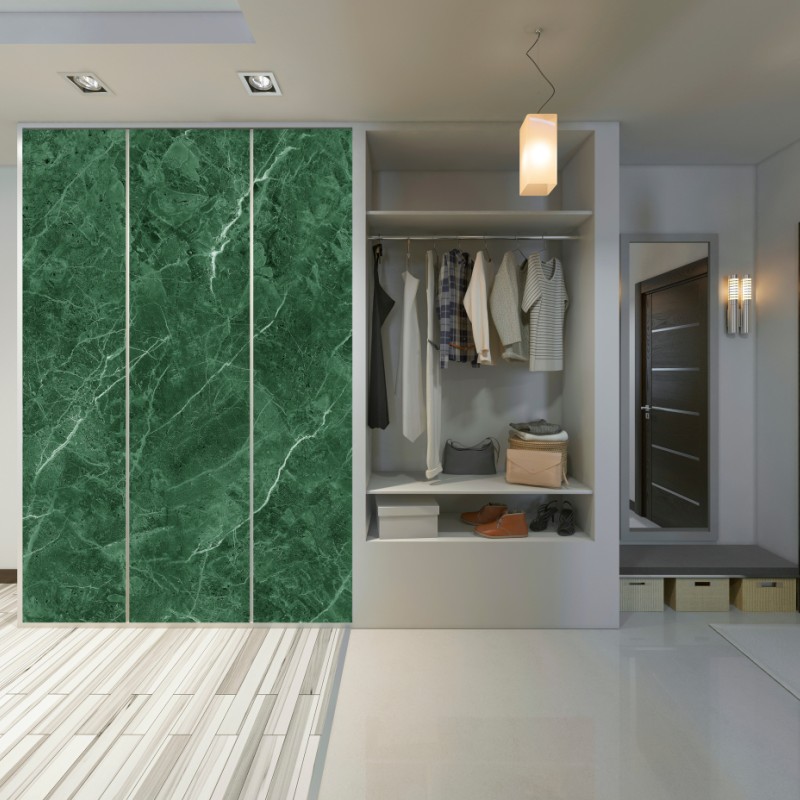 Schrankaufkleber grüne marmortextur – Wallnifity® Schrankaufkleber grüne marmortextur – Wallnifity®