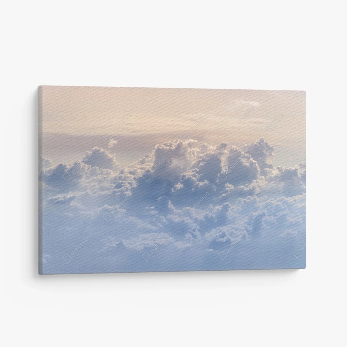 Leinwandbild sanfte wolken über dem blauen himmel – Wallnifity®