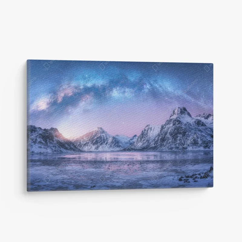 Leinwandbild verspieltes abstraktes memphis-muster – Wallnifity®