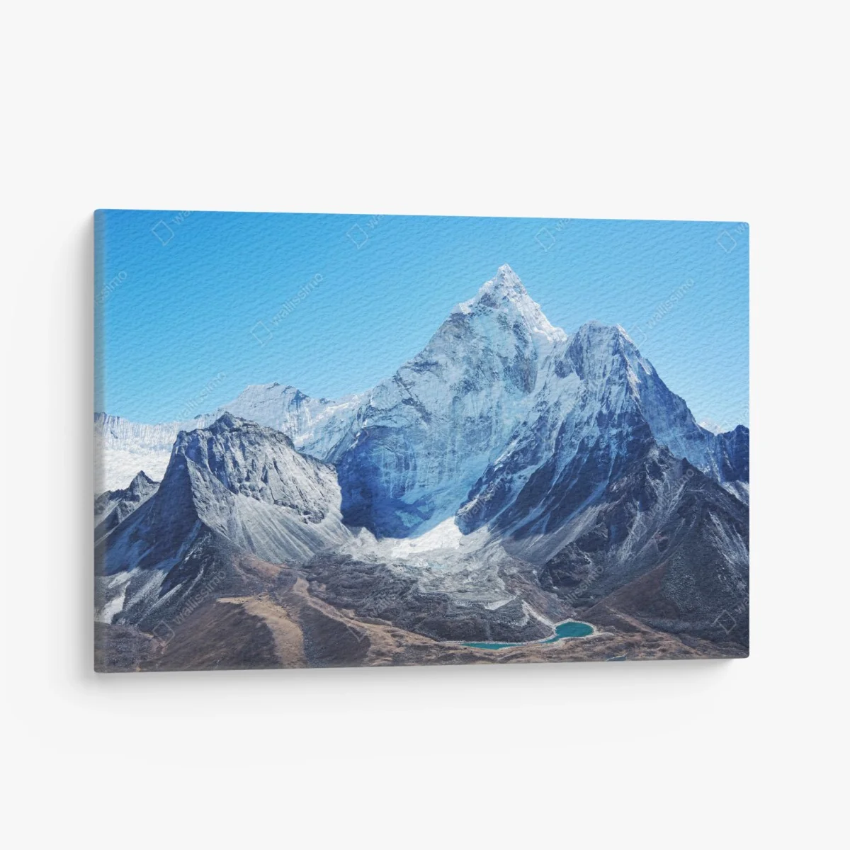 Leinwandbild majestätischer schneebedeckter berggipfel – Wallnifity® Leinwandbild majestätischer schneebedeckter berggipfel – Wallnifity®