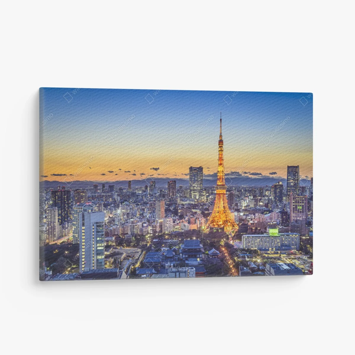 Leinwandbild Tokyo Tower bei dämmerung – Wallnifity®