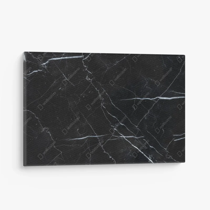 Leinwandbild schwarze marquina marmorstruktur für moderne interieur
