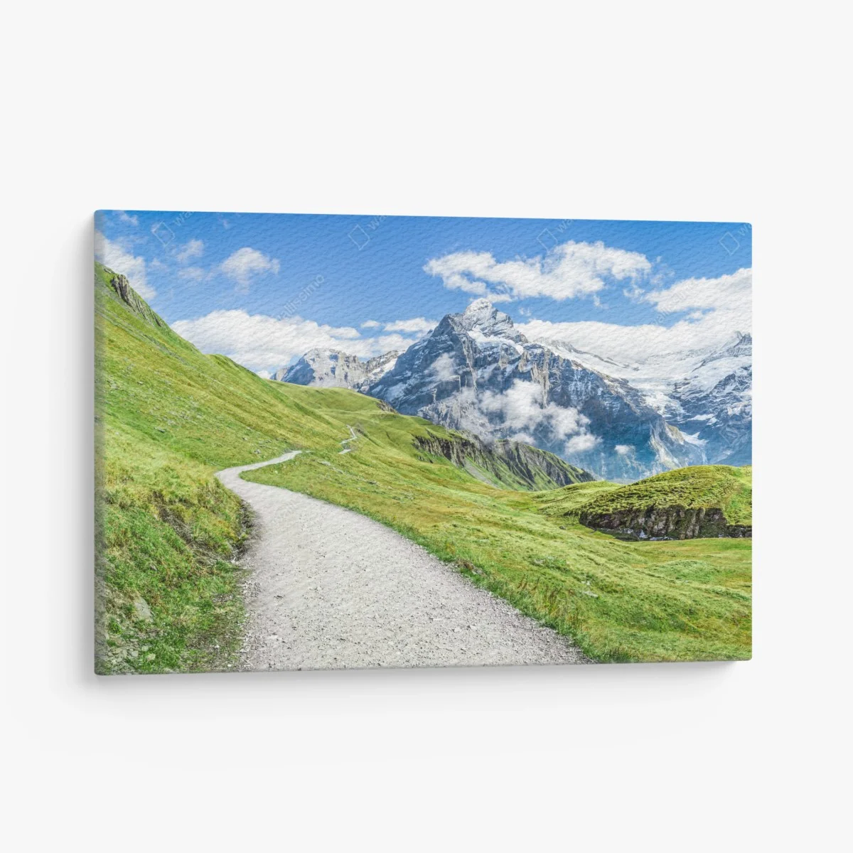 Leinwandbild alpenwanderweg panorama – Wallnifity®