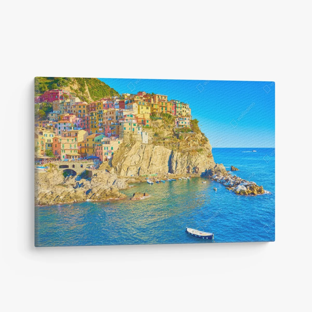 Leinwandbild buntes küstendorf in Cinque Terre – Wallnifity®