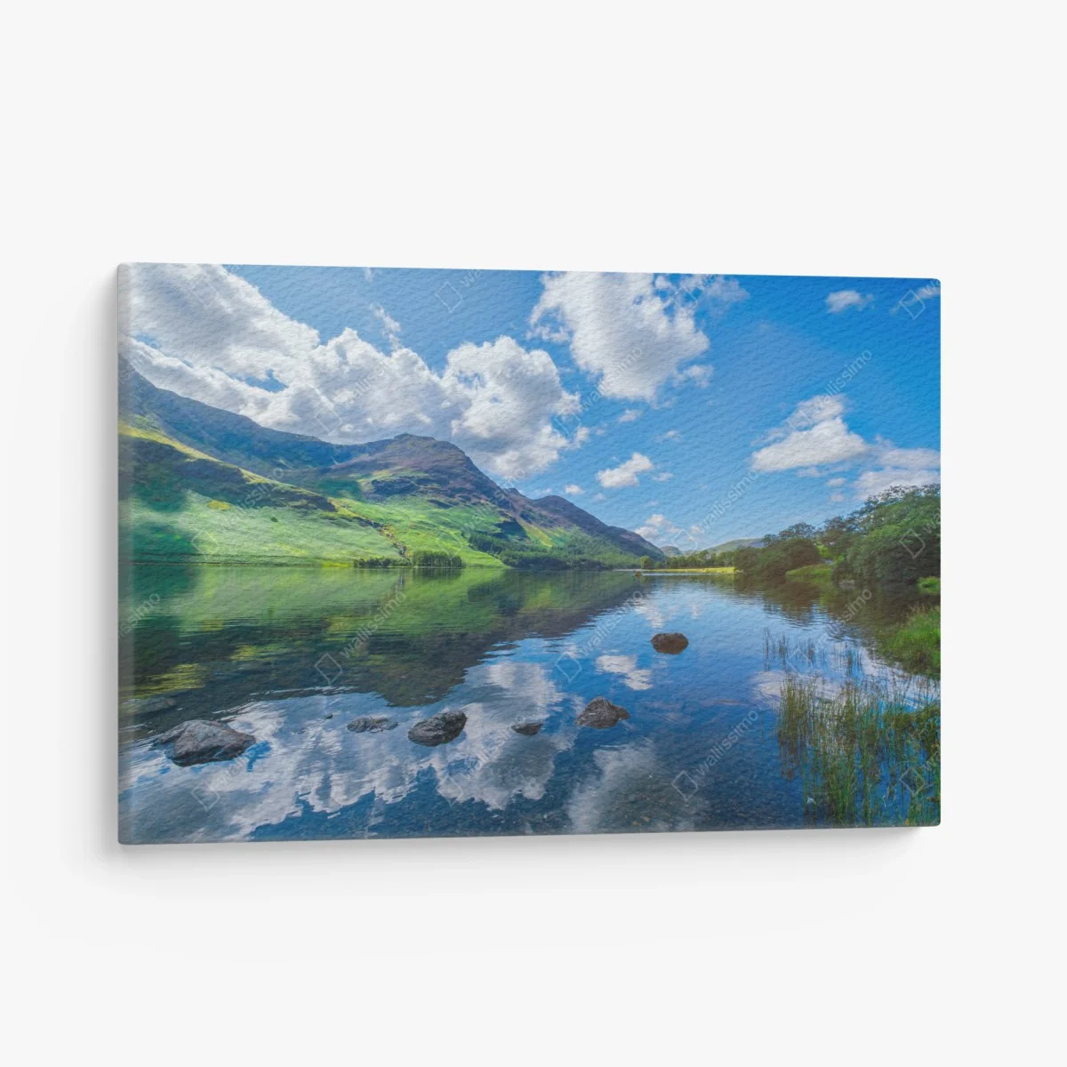 Leinwandbild ruhige bergspiegelungen im Lake District – Wallnifity® Leinwandbild ruhige bergspiegelungen im Lake District – Wallnifity®