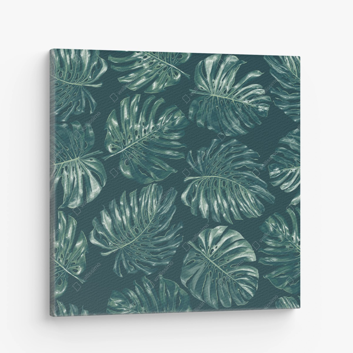 Leinwandbild tropisches monstera-blattmuster – Wallnifity®
